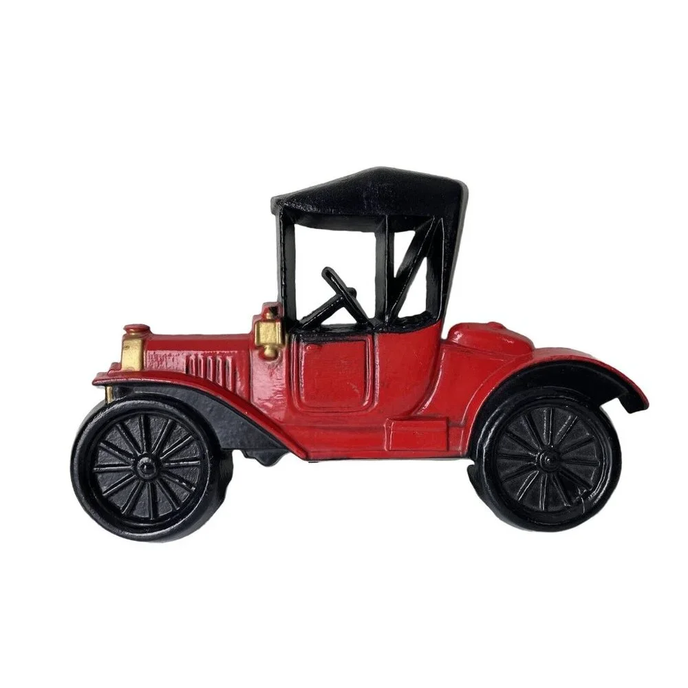 Vintage Norleans Japan Metal Model T Car Vehicle Wall Art #1147